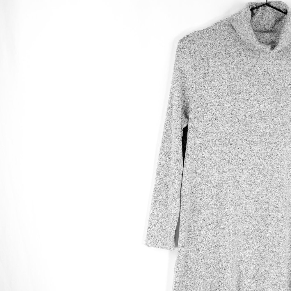 AMERICAN EAGLE Gray Turtleneck Sweater Dress Sz M